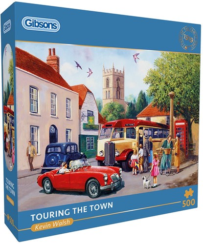 Gibsons legpuzzel Touring the Town 500 stukjes nostalgie volwassenen-2