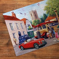 Gibsons legpuzzel Touring the Town 500 stukjes nostalgie volwassenen-3