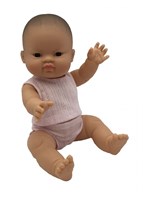 Paola Reina poupée bébé Gordi fille asiatique sous-vêtements 34 cm vinyle