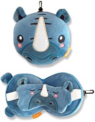 ZZNW speelgoed knuffel Billy Brown Zoonap Rocky Rhino voor kinderen