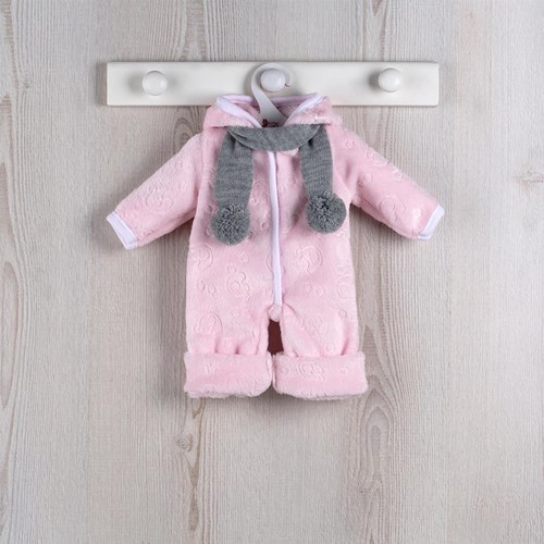 Asi vêtement poupée combinaison polaire style scandinave rose poupée