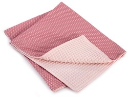 Asi poppen accessoire deken Rose multicolor voor babypoppen