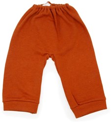 Asi poppenkleding lange broek in roestkleur - poppenaccessoire