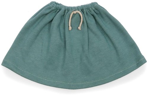 Asi poppenkleding rok kort oudgroen - poppenmode accessoire