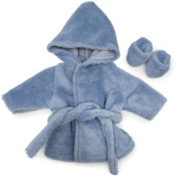 Asi vêtement pour poupée peignoir bleu doux - accessoire classique