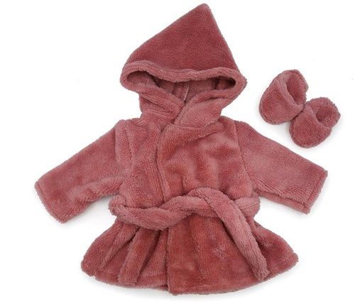 Asi vêtement de poupée peignoir classique rose - accessoire poupée