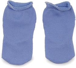 Asi poppenkleding - sokken zachtblauw voor poppen, polyester