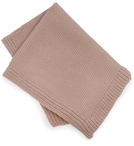 Asi accessoire poupée couverture tricotée rose - vêtements poupée