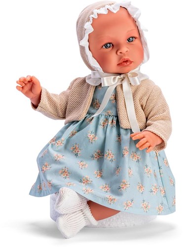 ASI DREAMS Doll Leonora 46cm - Blue/Beige Clothes