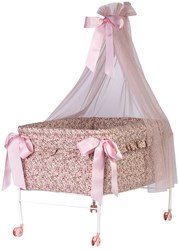 Asi hemelbed poppenmeubel met dekbed en kussen Martina collectie