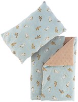 Asi poppen beddengoed set - Duckling Enzo poppenaccessoire multicolor