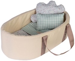 Asi babypop draagmand met accessoires - foam poppenbed Cloe