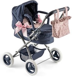 Asi luxe poppenwagen wandelwagen Martina collectie multicolor