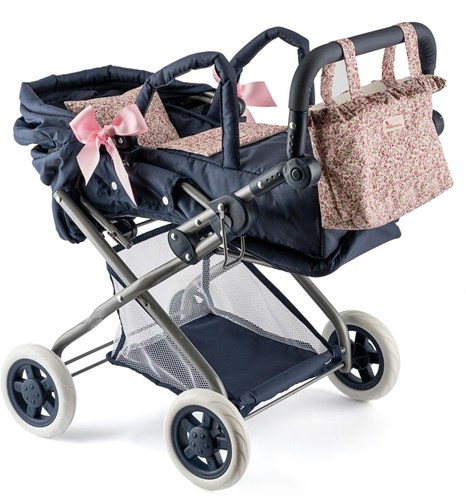 Asi landau poupée luxe poussette grande collection Martina multicolore-3