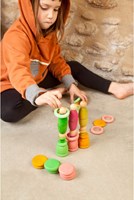 Grapat ensemble de jeu en bois printemps - jouet fantaisie 27 pièces-3
