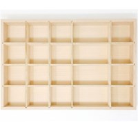 Grapat boîte de tri en bois Tinker Tray - organiseur de jouets