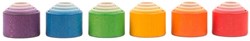 Grapat jouet en bois Nest Bowls couleurs arc-en-ciel 24 pièces