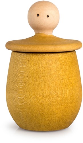 Grapat boîte à souhaits en bois Little Things jaune - jouet de fantaisie-3