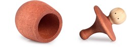 Grapat boîte à souhaits en bois orange - Little Things figurine boîte de rangement