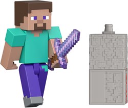 OttoSimon Minecraft speelfiguur Steve 8 cm speelgoed actiefiguur