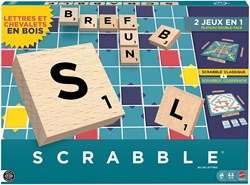 Mattel Scrabble Core Wood - French
