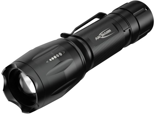 Ansmann lampe torche UV LED noire avec piles éclairage puissant-2
