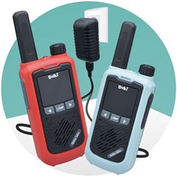 Buki walkie talkie oplaadbaar - kinderspeelgoed met 5km bereik