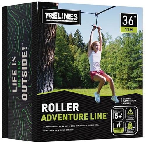 Trelines tyrolienne Roller Adventure Line 11m - jouet d'extérieur-2