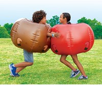 DoUPlay ballons pare-chocs gonflables lot de 2 pour jeux extérieurs actifs-3