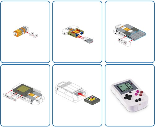 Zuru jeu de construction rétro game boy - Max bricks-3