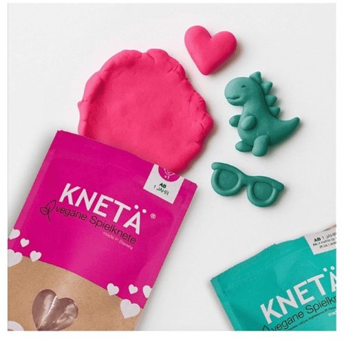 Kneta speelklei roze 100g vegan klei voor kinderen-3