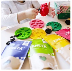 Kneta speelklei geel 100g - vegan klei voor kinderen creatief