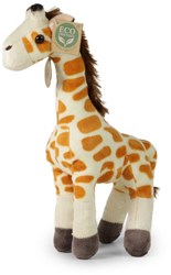 Rappa pluche giraf knuffel 27 cm eco-vriendelijk speelgoed