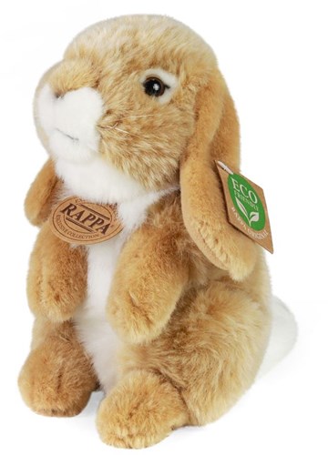 Rappa knuffel konijn beige pluche duurzaam 18 cm ECO-FRIENDLY
