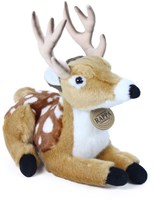 Rappa knuffel hert reekalf liggend 21 cm pluche speelgoed-2