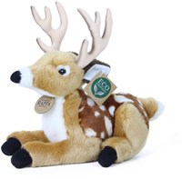 Rappa knuffel hert reekalf liggend 21 cm pluche speelgoed