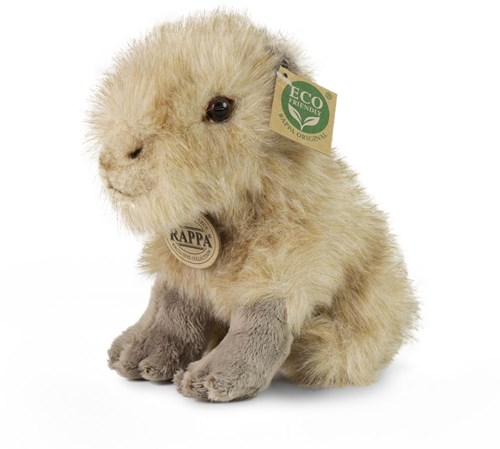 Rappa pluche capybara knuffel 18 cm eco-vriendelijk speelgoed