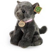 Rappa knuffel kat grijs 25 cm - ECO-vriendelijk pluche speelgoed-2