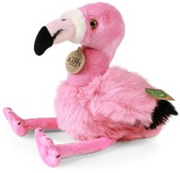 Rappa pluche flamingo knuffel 20 cm eco-vriendelijk speelgoed