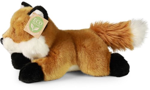 Rappa knuffel vos liggend 20 cm pluche speelgoed vosje-2