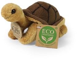 Rappa pluche schildpad 13 cm eco-vriendelijk knuffel speelgoed