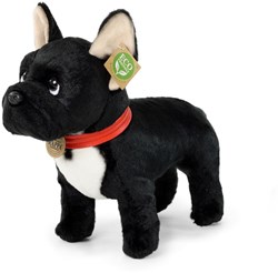 Rappa pluche Franse Bulldog knuffel 30 cm eco-vriendelijk speelgoed