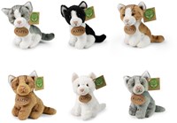 Rappa chat en peluche jouet doux 14 cm assis - peluche câline