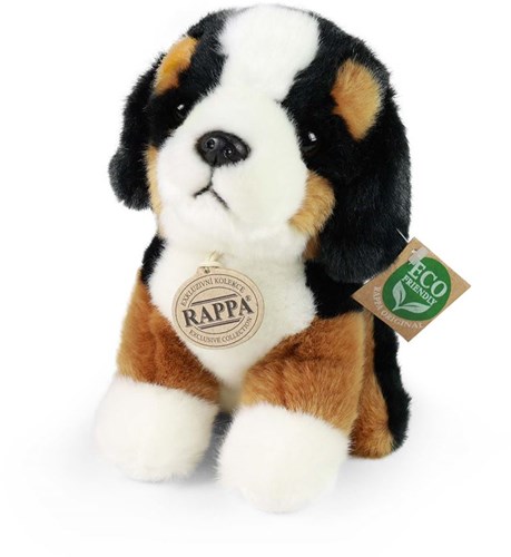Rappa pluche Berner Sennenhond knuffel 18 cm eco-vriendelijk speelgoed