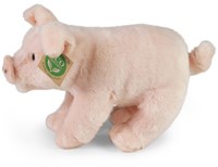 Rappa knuffel varken - pluche speelgoed varken 20 cm roze-2