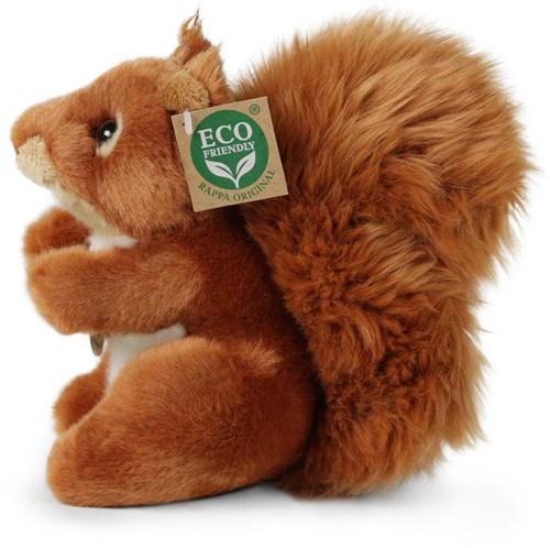 Rappa peluche écureuil - jouet en peluche écureuil 18 cm multicolore-2