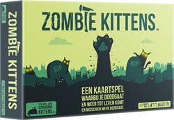 Asmodee kaartspel Zombie Kittens - strategisch partyspel voor kinderen en volwassenen