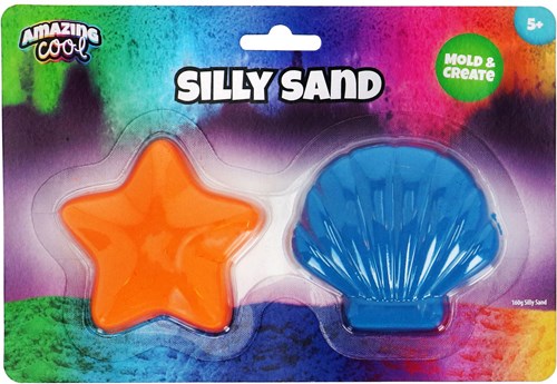 Amazing Cool sable cinétique coffret de jeu - Silly Sand lot de 2 - sable à modeler
