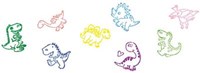 Goki tampon dinosaure - tampon en bois pour enfants-2