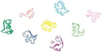 Goki tampon dinosaure - tampon en bois pour enfants-3